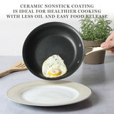 Martha Stewart Lockton 14-Piece Heavy-Gauge Premium Non-Stick Aluminum Cookware Combo Set (Pots, Pans, and Tools)