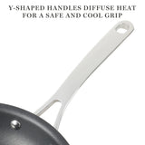 Martha Stewart 12-Piece Heavy Gauge Aluminum Hard Anodized Premium Nonstick Induction Safe Cookware Set