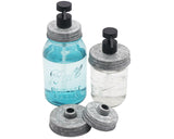 Matte Black Soap Pump Lid Kit for Mason Jars