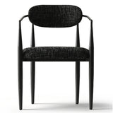 Manhattan Modern Chenille Dining Chair With Arms (Set of 4)