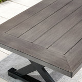 Marindo 5 Pieces Aluminum Patio Lounge Chair Set with End Table