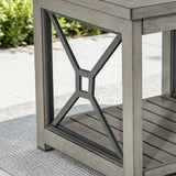 Marindo 5 Pieces Aluminum Patio Lounge Chair Set with End Table
