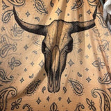 Marston Longhorn Campfire Sherpa Pillow, 6 MOQ