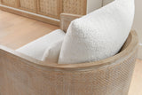 McGuire Swivel Club Chair