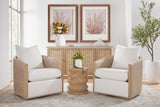 McGuire Swivel Club Chair