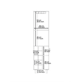Tuhome Kaia 70-Inch Tall Corner Bar Cabinet with Built-In Wine Storage, Ten Bottle Cubbies, Four Shelves, Stemware Rack, Space-Saving Home Bar Furniture for Living Room or Dining Room Organization