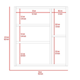 Oman Medicine Cabinet with Mirrored Single Door, Three Interior Shelves, Dual External Display Shelves and Spacious Top Surface for Organized Bathroom Storage, Daily Essentials Access