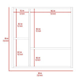 Sines Mirror Medicine Cabinet with Double-Door Mirrored Front, Four Interior Storage Shelves, Minimalist Wall-Mounted Design and Space-Saving Bathroom Organization for Daily Essentials and Modern Home Convenience