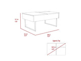 Beyond Lift Top Coffee, Two Legs, One Drawer