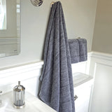 Melange Bamboo Cotton Bath Sheet - Charcoal