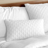 Melange Bamboo Decorative Throw Pillow- Snow