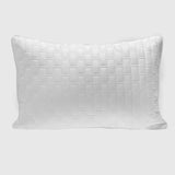 Melange Bamboo Decorative Throw Pillow- Snow