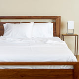 Melange Bamboo Pillowcases - Snow
