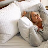 Melange Bamboo Standard Shams 2 Pack - Snow
