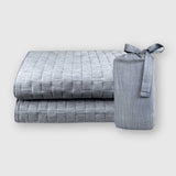 Melange Bamboo Standard Shams 2 Pack - Silver