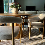 Melbourne Modern Boucle Upholstered Dining Chair (Set of 4)