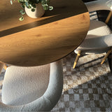 Melbourne Modern Boucle Upholstered Dining Chair (Set of 6)