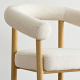 Melbourne Modern Boucle Upholstered Dining Chair (Set of 6)
