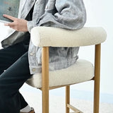 Melbourne 24" Boucle Counter Stool with Arms (1-Piece)