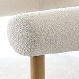 Melbourne 24" Boucle Counter Stool with Arms (1-Piece)