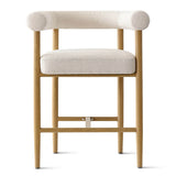 Melbourne 24" Boucle Counter Stool with Arms (Set of 3)