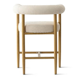 Melbourne 24" Boucle Counter Stool with Arms (1-Piece)
