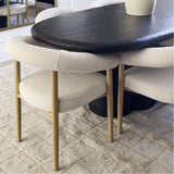 Melbourne Modern Boucle Upholstered Dining Chair (Set of 4)