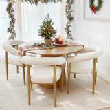 Melbourne Modern Boucle Upholstered Dining Chair (Set of 4)