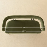 Mia 48.5" Modern Velvet Bench Loveseat