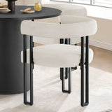 Mia Velvet Dining Chair with Arms (Set of 4)