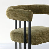 Mia Velvet Dining Chair with Arms (Set of 6)