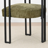 Mia Velvet Dining Chair with Arms (Set of 2)