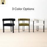 Mia Velvet Dining Chair with Arms (Set of 6)