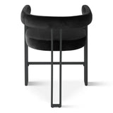 Mia 24" Modern Velvet Counter Stool with Arms (Set of 2)