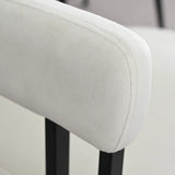 Mia Velvet Dining Chair with Arms (Set of 8)