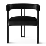 Mia Velvet Dining Chair with Arms (Set of 6)