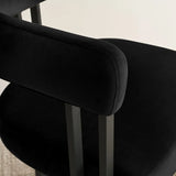 Mia Velvet Dining Chair with Arms (Set of 8)