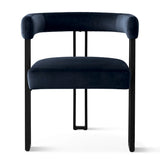 Mia Velvet Dining Chair with Arms (Set of 6)