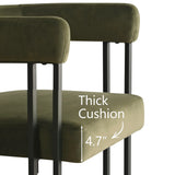 Mia Velvet Dining Chair with Arms (Set of 4)