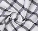 Grey and White Kitchen Towels – Set of 6