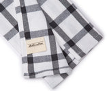 Grey and White Kitchen Towels – Set of 6
