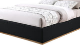 Monaco Contemporary Bed with Solid Wood Frame and Elegant Boucle Fabric for Modern Bedrooms