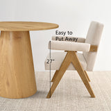 Morgan Upholstered Dining Chair with Arms (1-Piece)