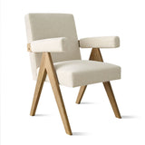 Morgan Upholstered Dining Chair with Arms (1-Piece)