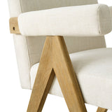 Morgan Upholstered Dining Chair with Arms (1-Piece)