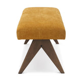 Morgan Mid-Century 47" Upholstered Rectangular Bench