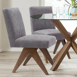 Morgan Mid Century Modern Upholstered Dining Chair (Set of 2)