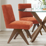 Morgan Mid Century Modern Upholstered Dining Chair (Set of 2)