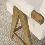 Morgan Upholstered Counter Stool with Arms (Set of 3)