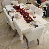 Khloe Modern Chenille Dining Chair with Arms (Set of 2)